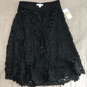 NWT John Paul Richard lace skirt S